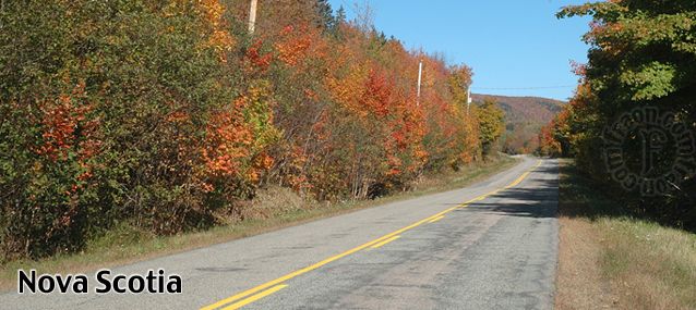 The Nova Scotia 2006 road trip graphic